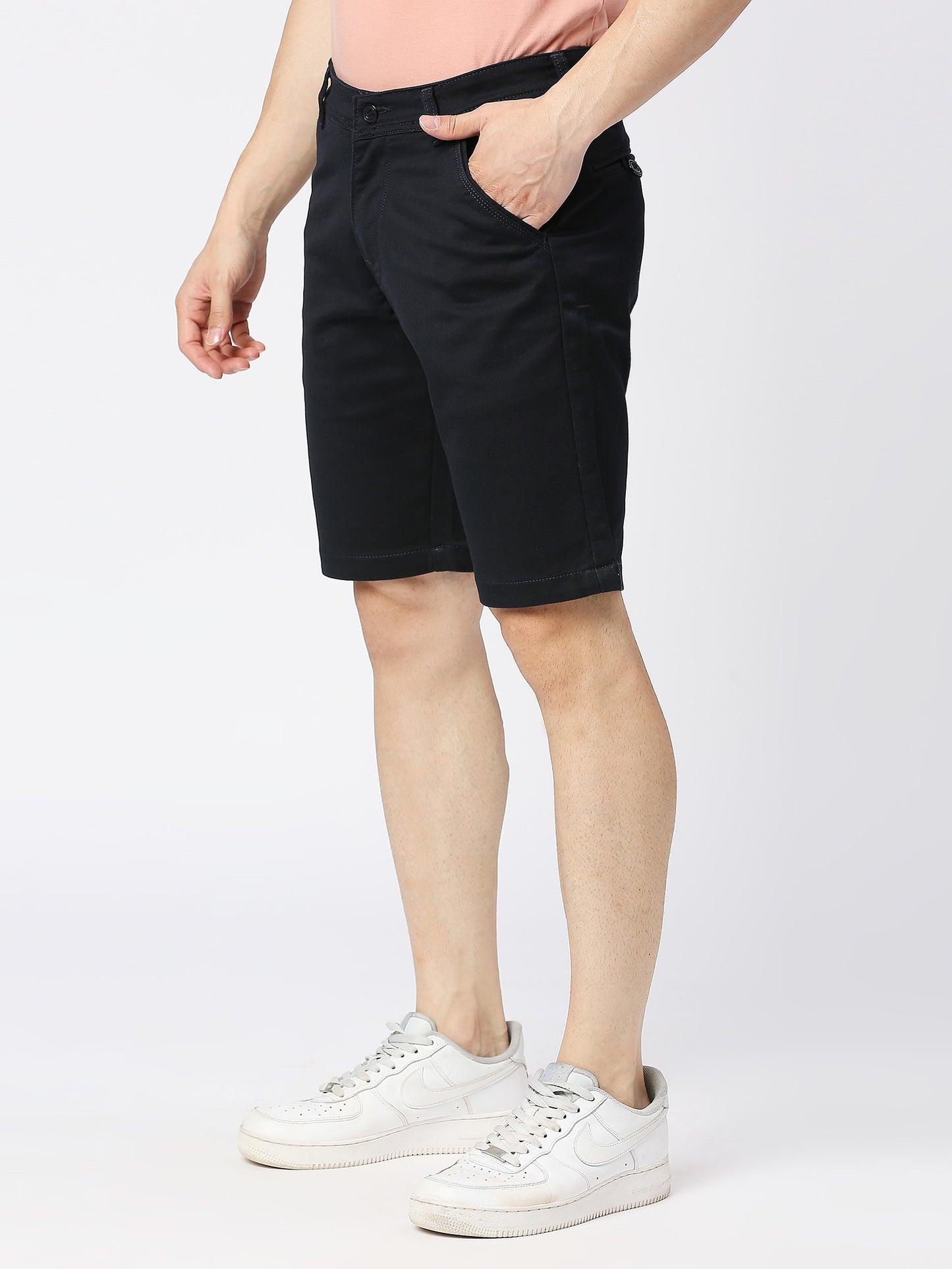 True Colors of India®️ (TCI) Men's Navy Blue Chino Shorts