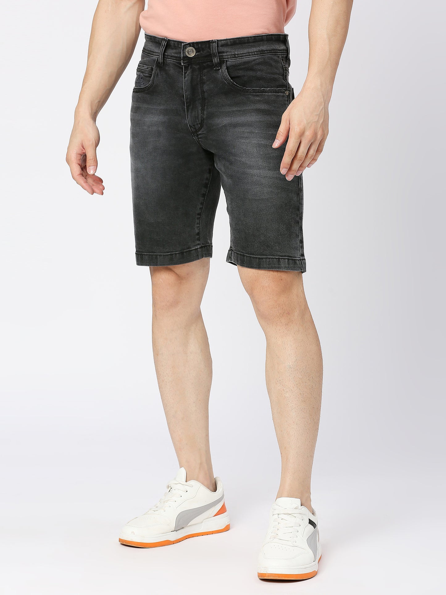 True Colors of India®️ (TCI) Men's Black Chino Shorts