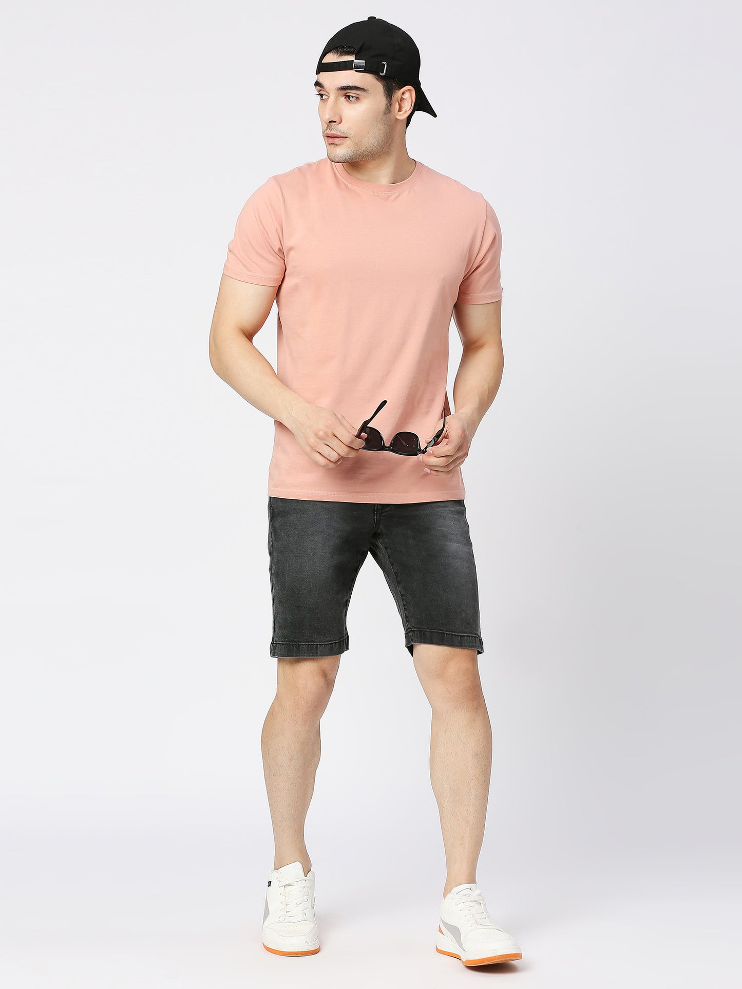 True Colors of India®️ (TCI) Men's Black Chino Shorts