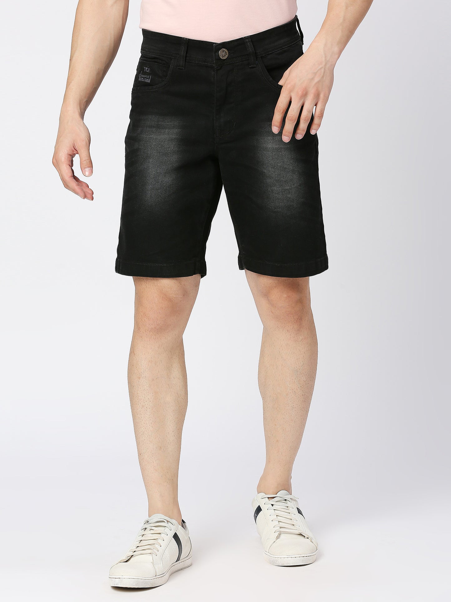 True Colors of India®️ (TCI) Men's Black Chino Shorts