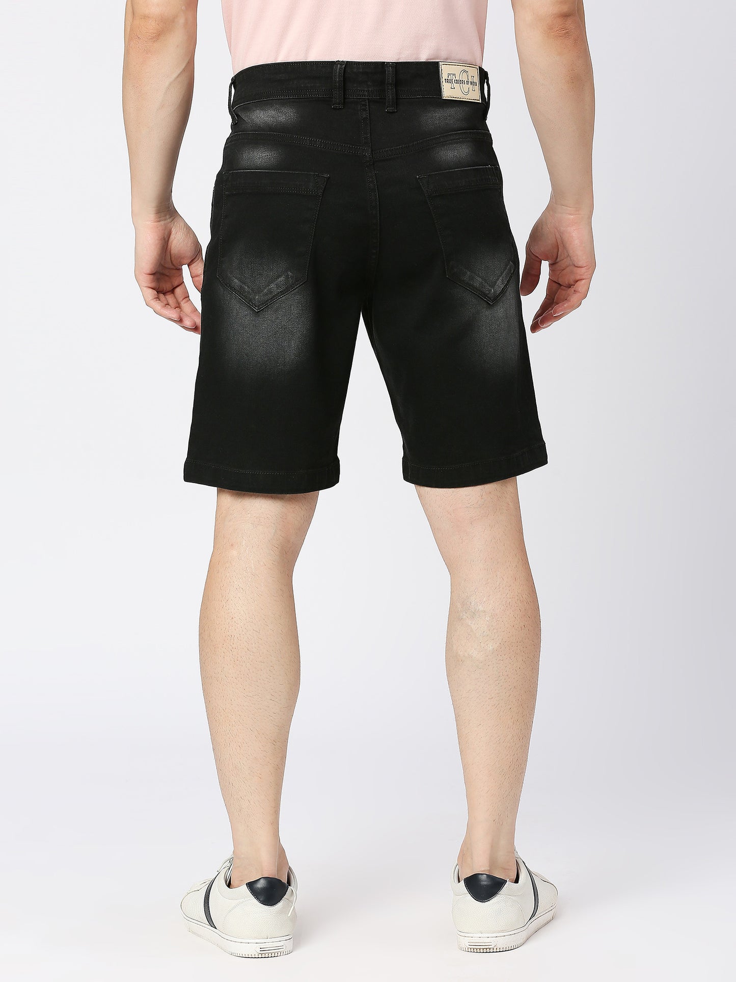 True Colors of India®️ (TCI) Men's Black Chino Shorts