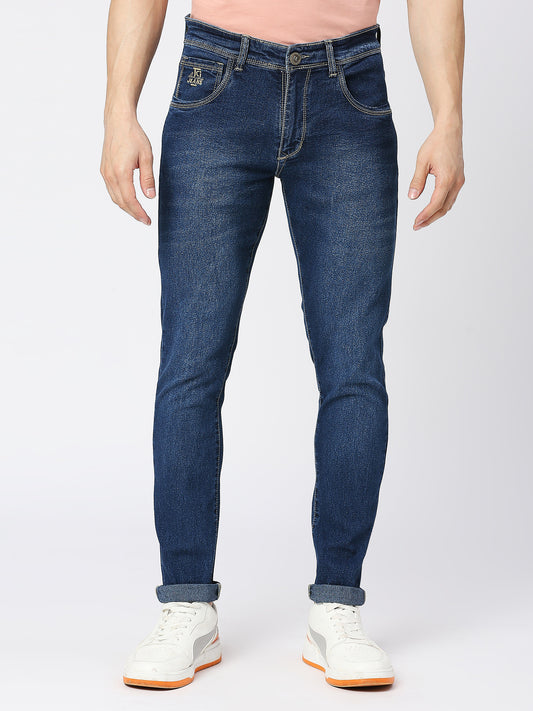 True Colors of India®️ (TCI) Men's Relax fit Mid Blue Jeans