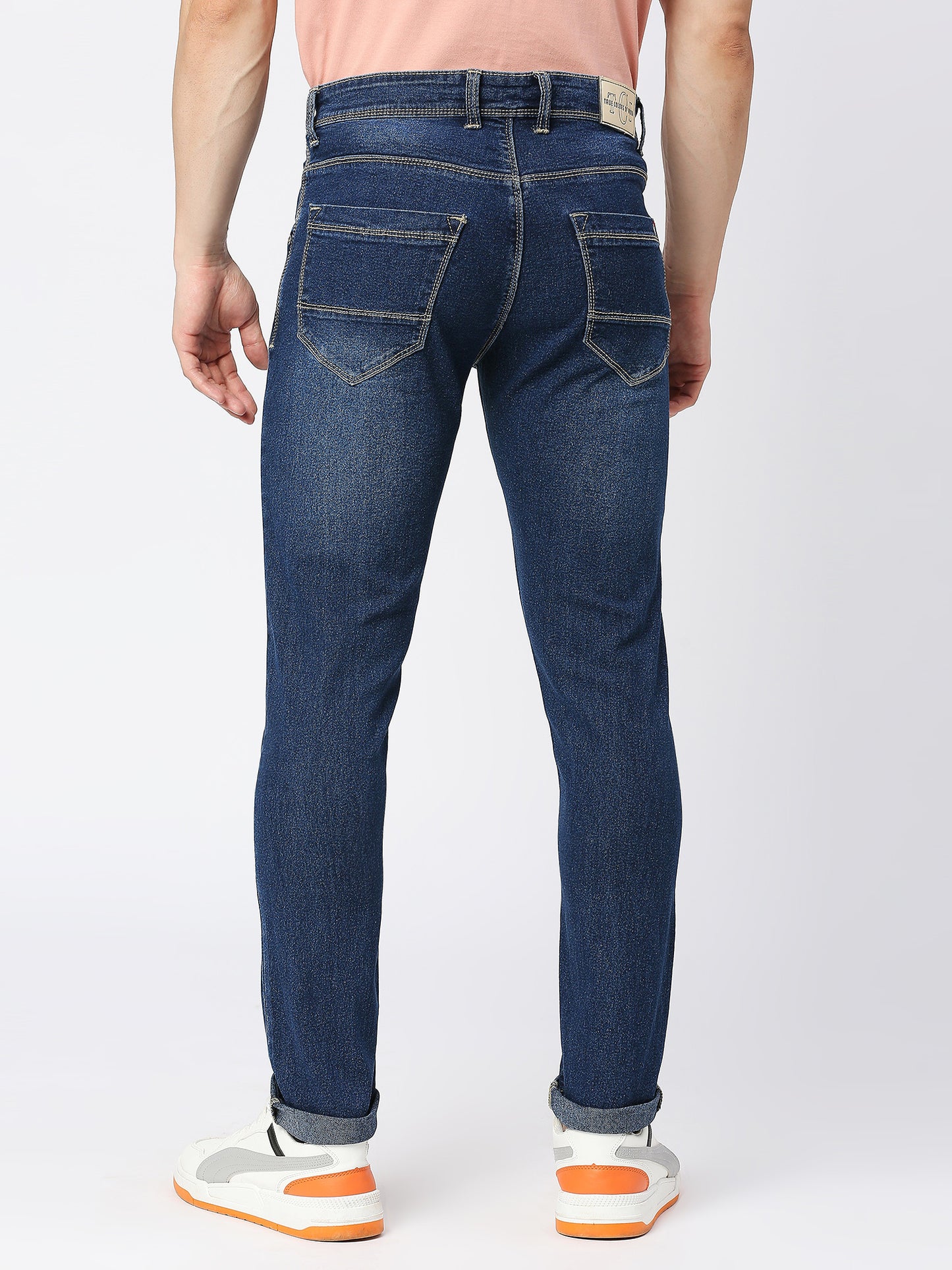 True Colors of India®️ (TCI) Men's Relax fit Mid Blue Jeans