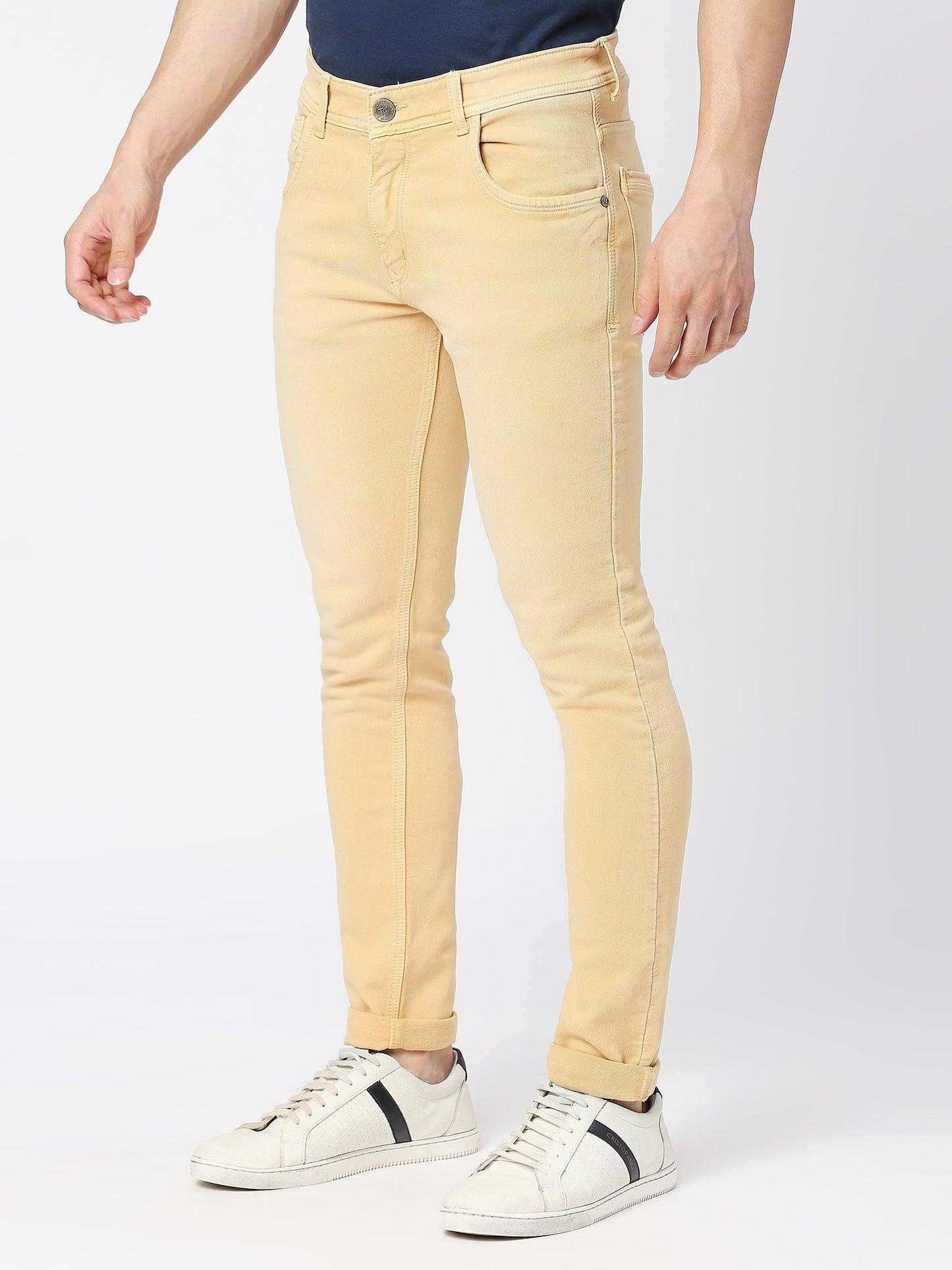 True Colors of India®️ (TCI) Men Full Length Slim fit Mid rise Jeans