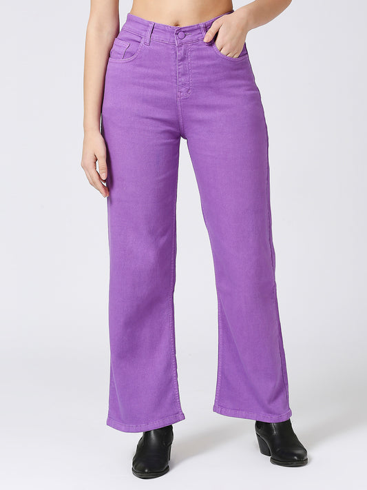 Cefalu High Waist Wide Leg Jeans