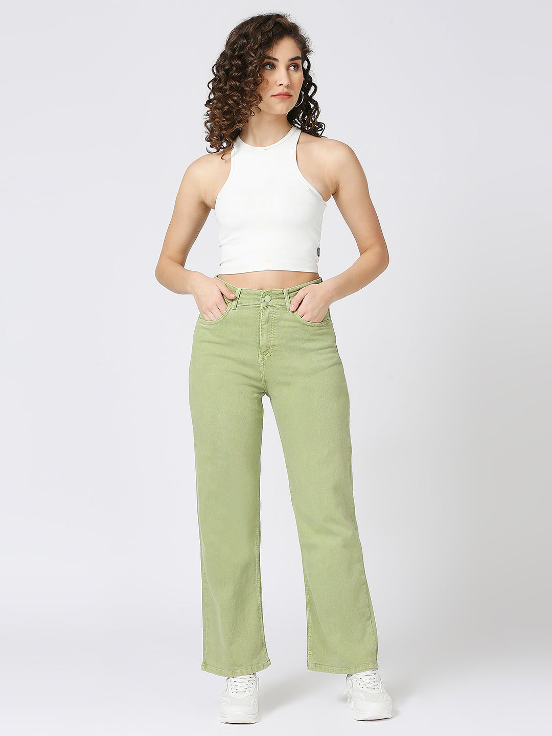 Cefalu®️ Women's High Waist Wide Leg Jeans