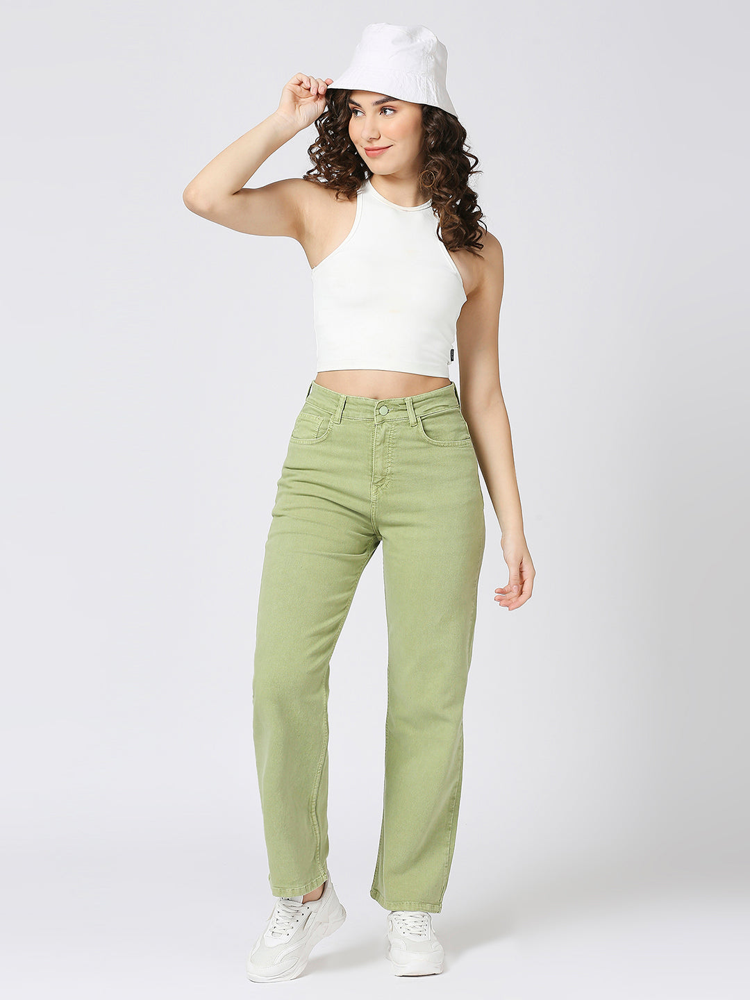 Cefalu®️ Women's High Waist Wide Leg Jeans