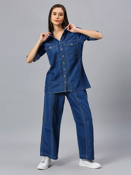 Cefalu®️ women denim Co-Ord Set