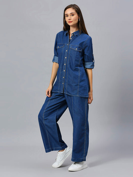 Cefalu®️ women denim Co-Ord Set