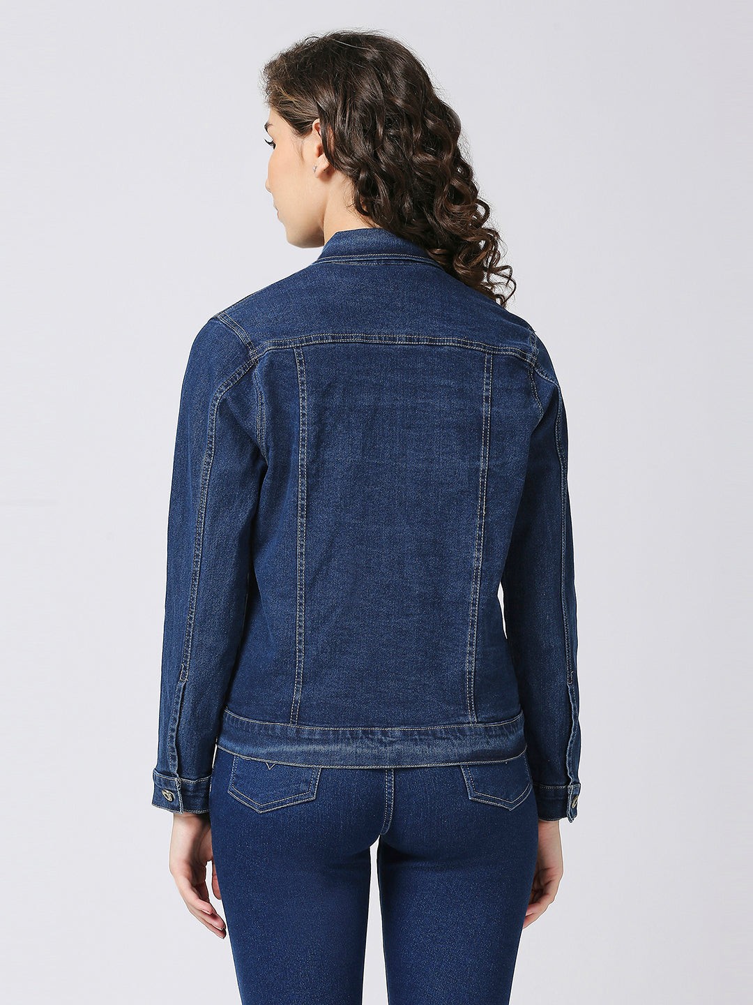 Cefalu®️ Dark Blue Denim Jacket for women