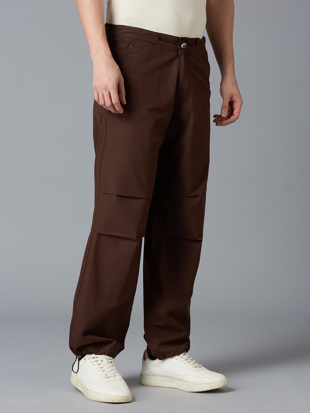 TCI Men Brown Parachute Pants