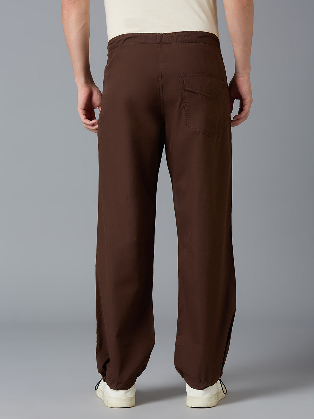 TCI Men Brown Parachute Pants