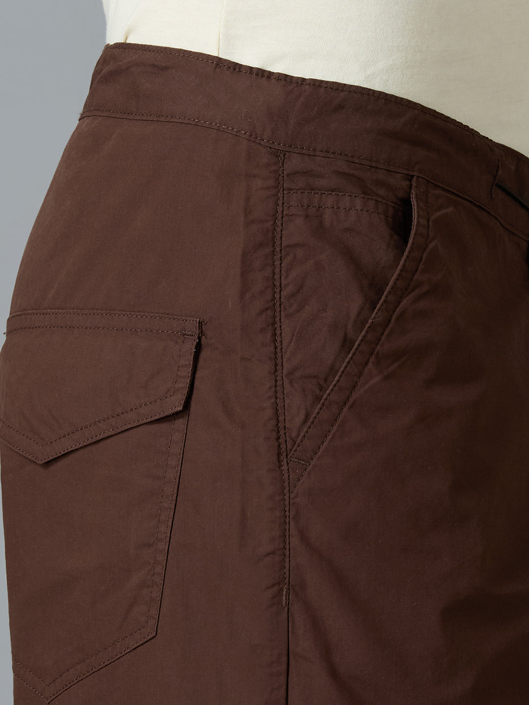 TCI Men Brown Parachute Pants