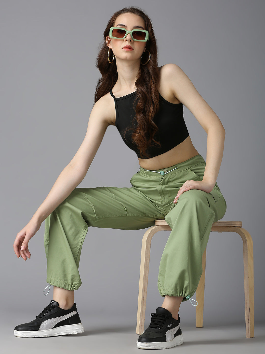 Cefalu Women Pista Parachute Pants