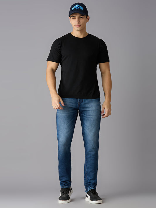 TCI Mens Comet Slim Fit Dark Blue Denim jeans