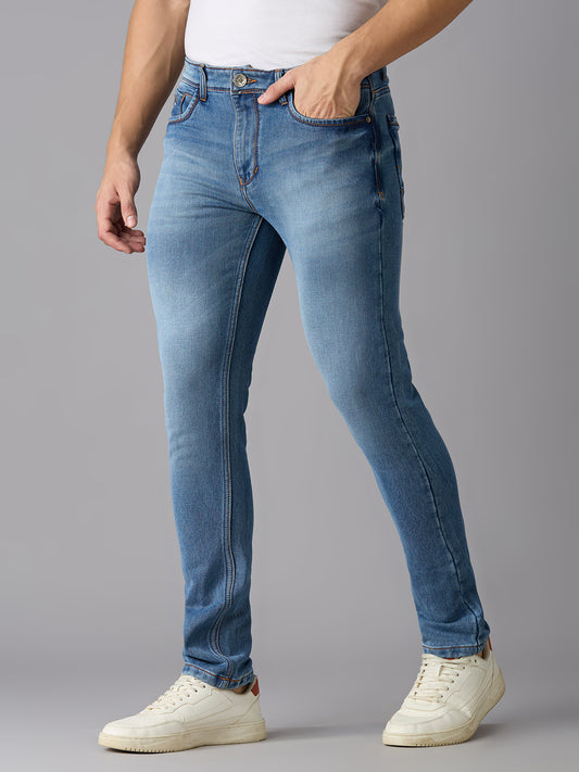 TCI Mens Jupiter Blue Denim Slim Fit jeans - Comfort and Style