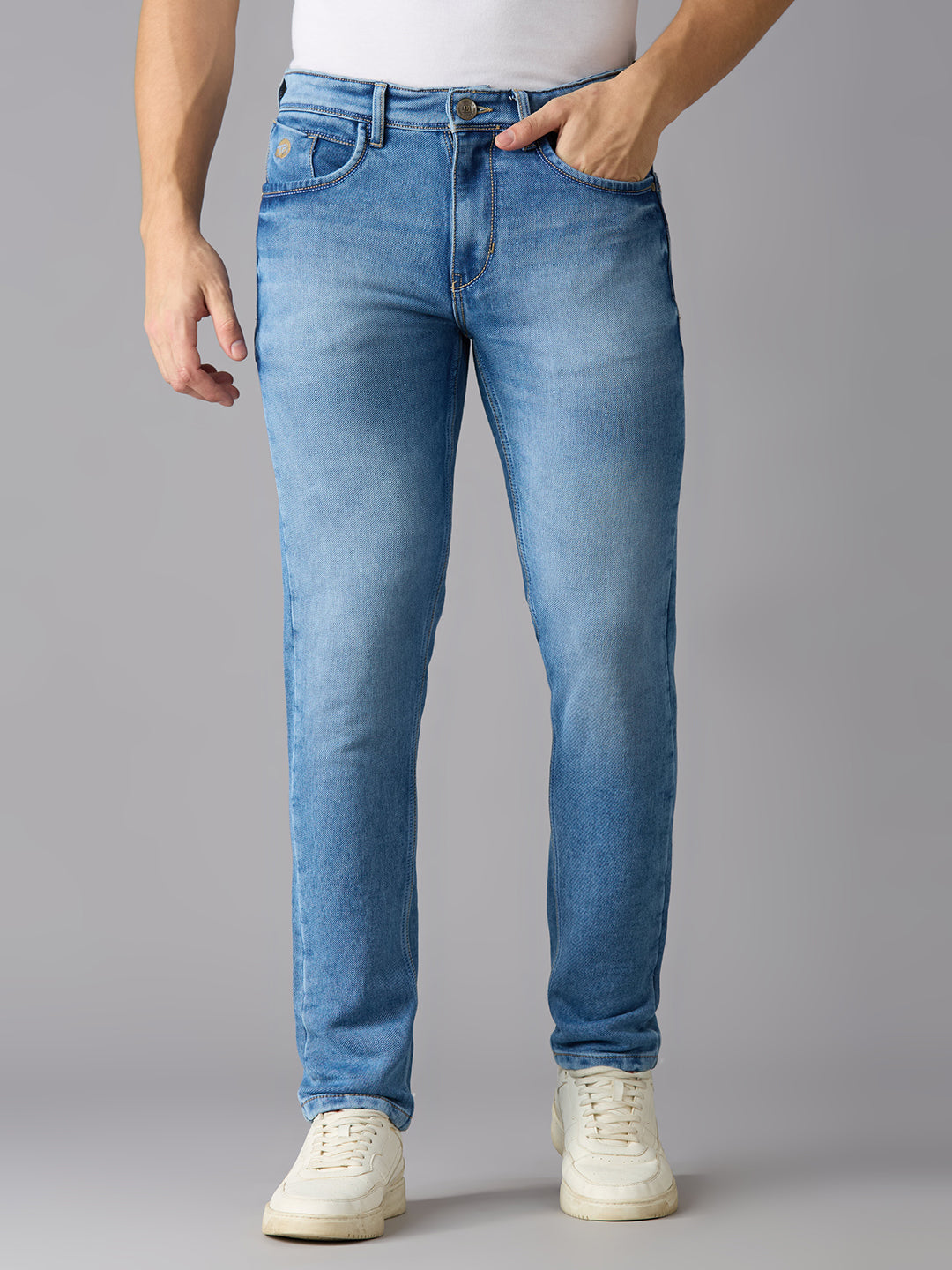 TCI Mens Meteor Blue Denim jeans - Asthetic and Comfortable