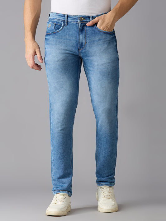 TCI Mens Meteor Blue Denim jeans - Asthetic and Comfortable