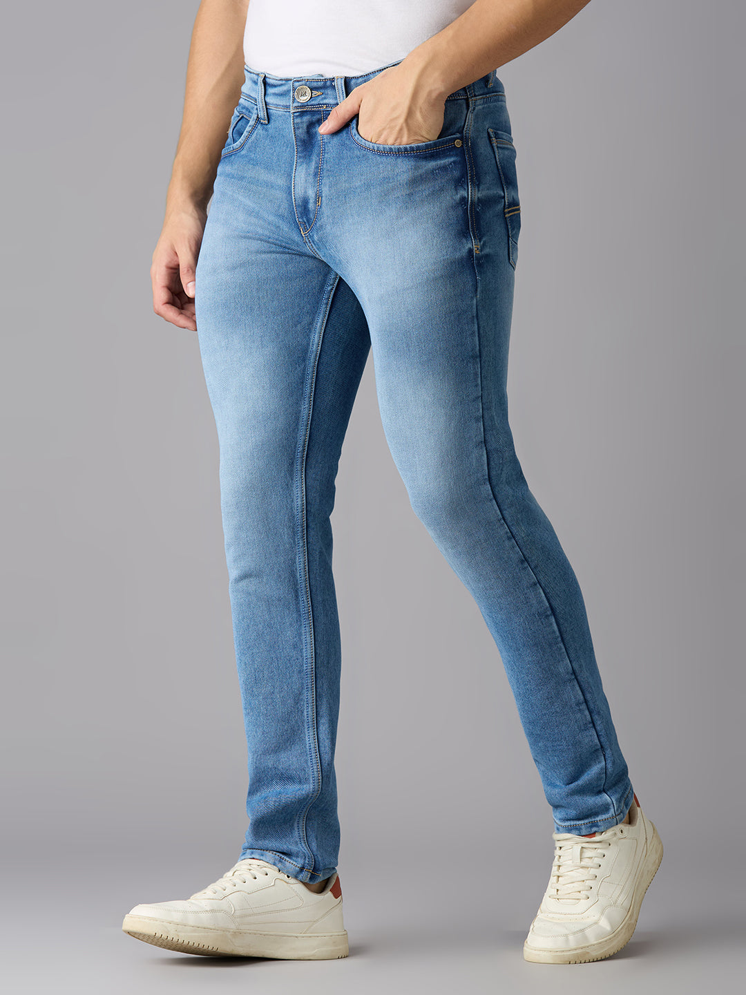 TCI Mens Meteor Blue Denim jeans - Asthetic and Comfortable