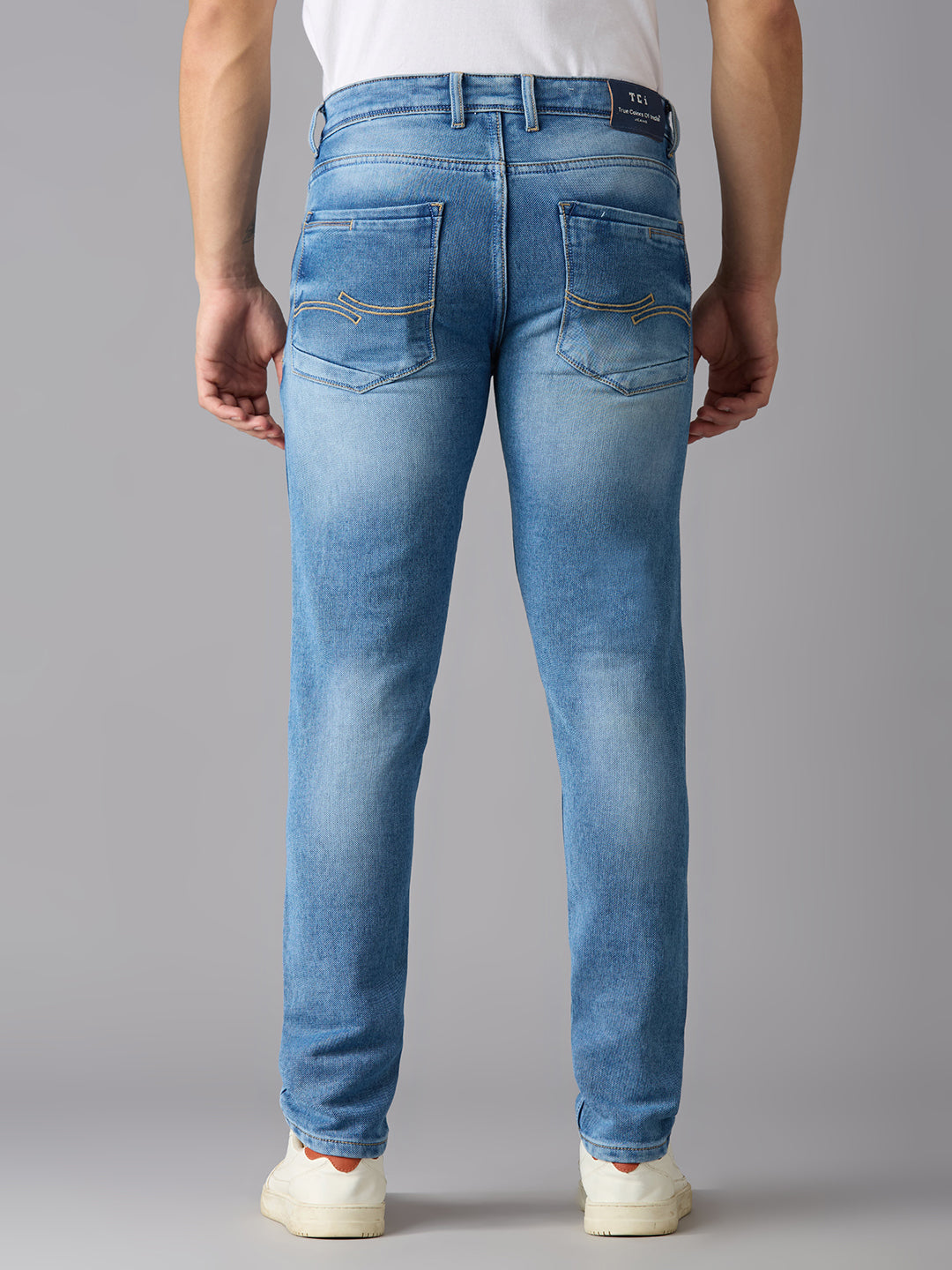 TCI Mens Meteor Blue Denim jeans - Asthetic and Comfortable