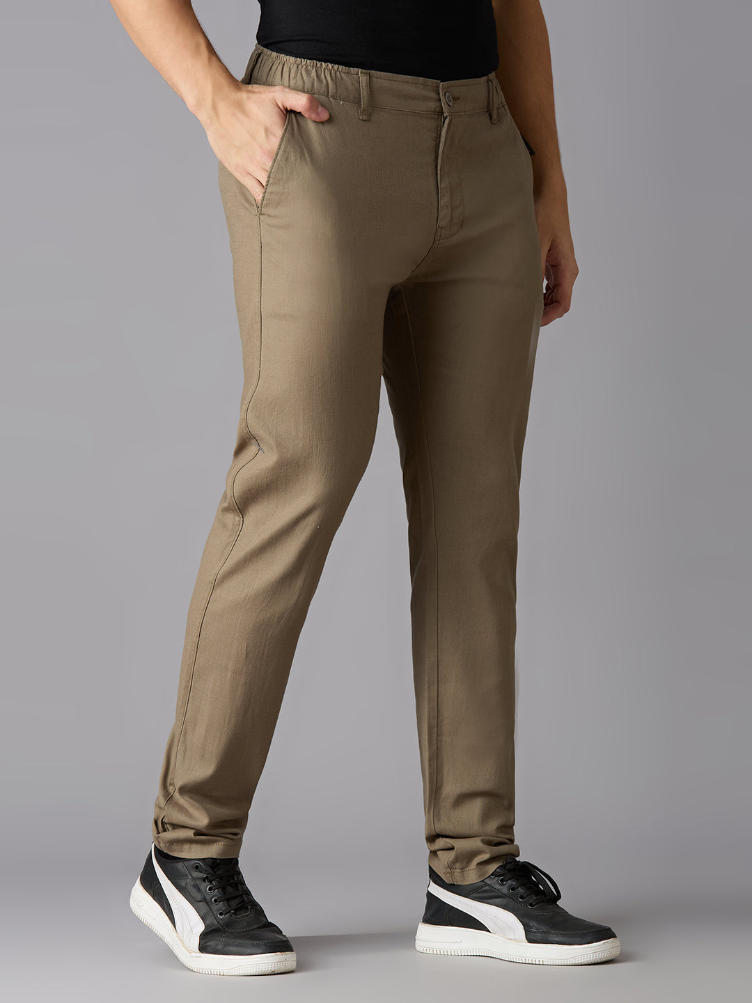 TCI Men Khaki Traveller Pants