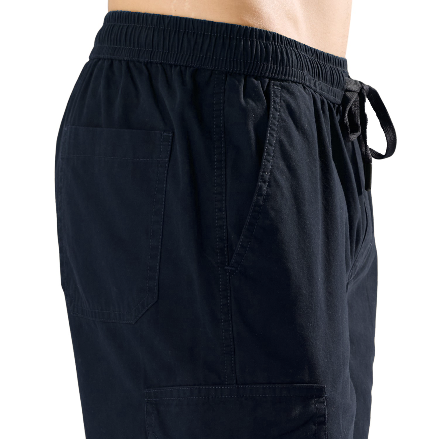 Cefalu Men Black Capri Pants