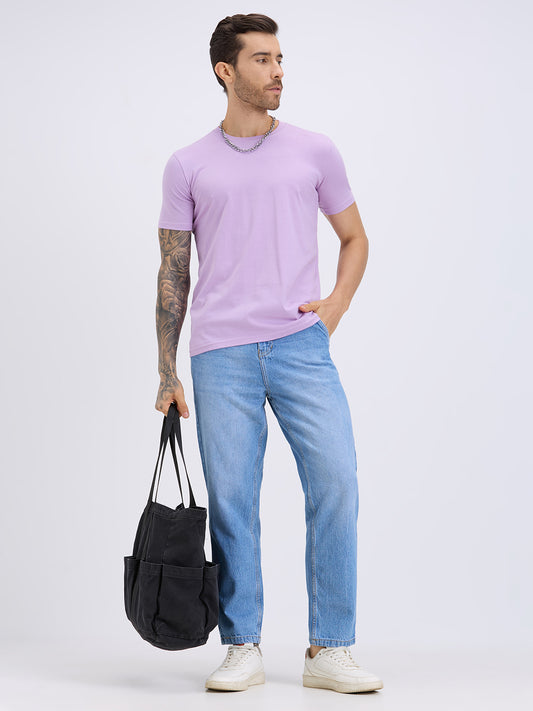 TCI Mens Classic Light Blue Relax Fit Denim Jeans for Men