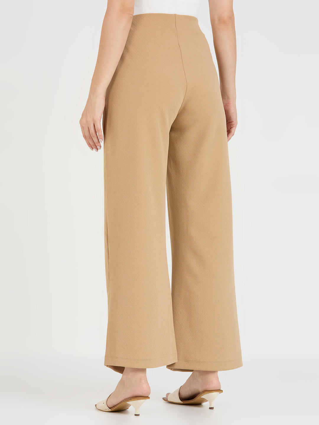 CEFALU Women’s Camel Valentino Trousers