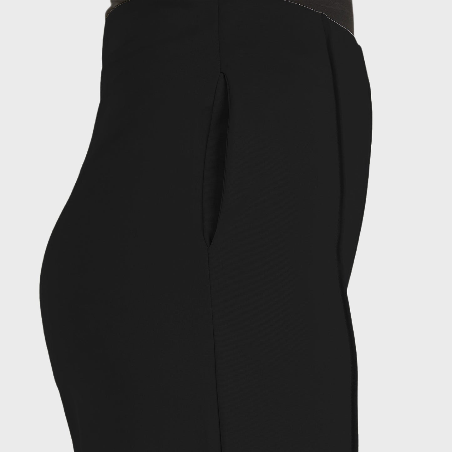 Cefalu Women Black Wide Leg Trousers