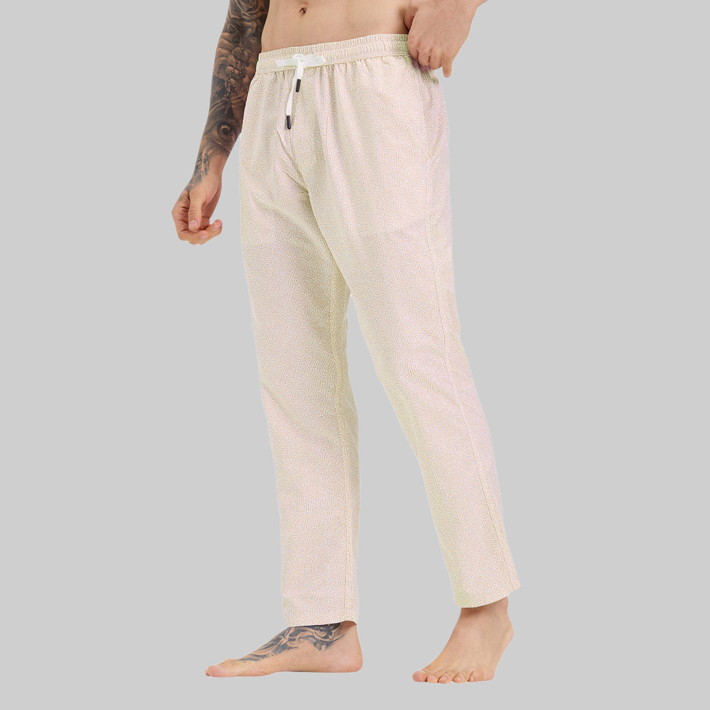 Cefalu Men Mustard Pyjamas
