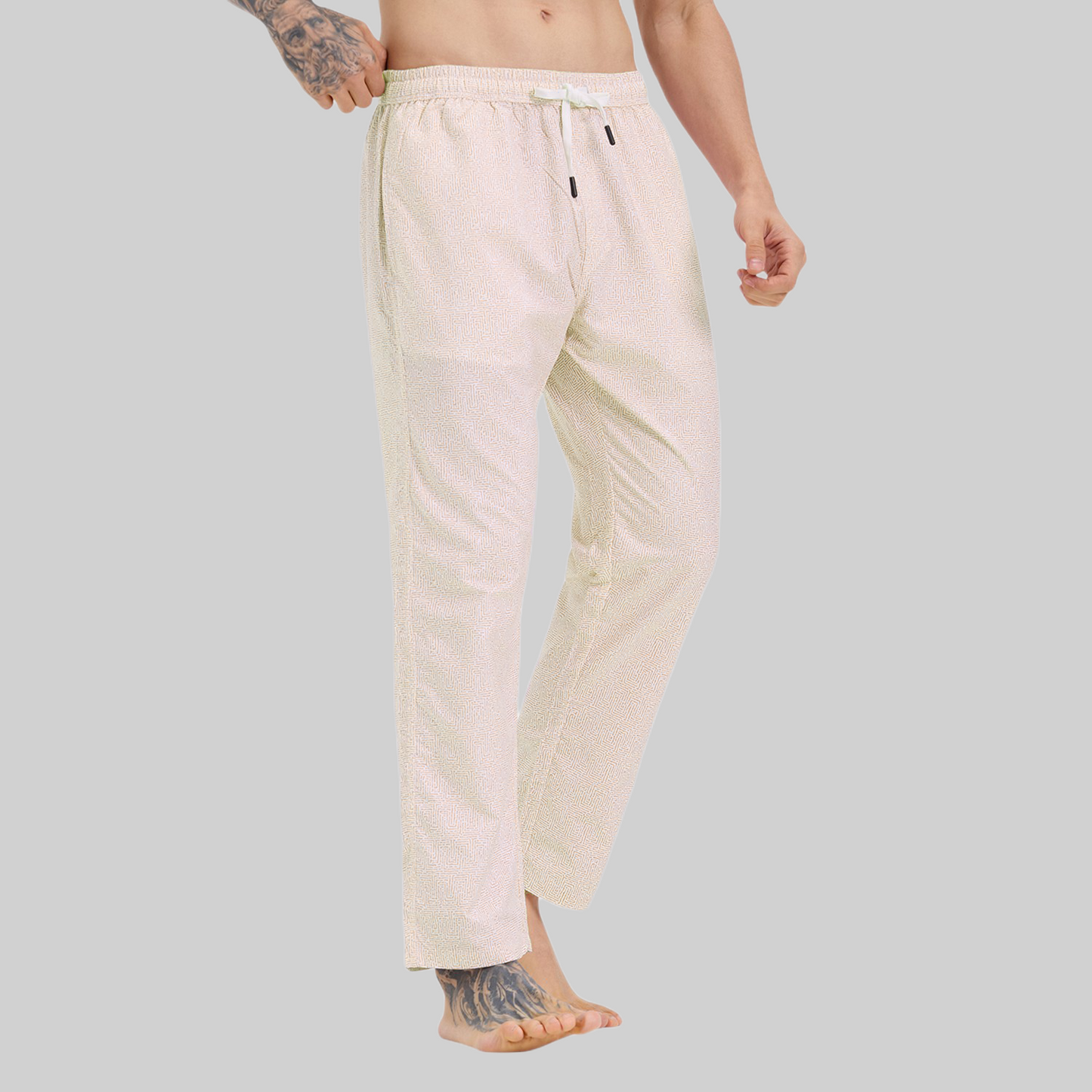 Cefalu Men Mustard Pyjamas
