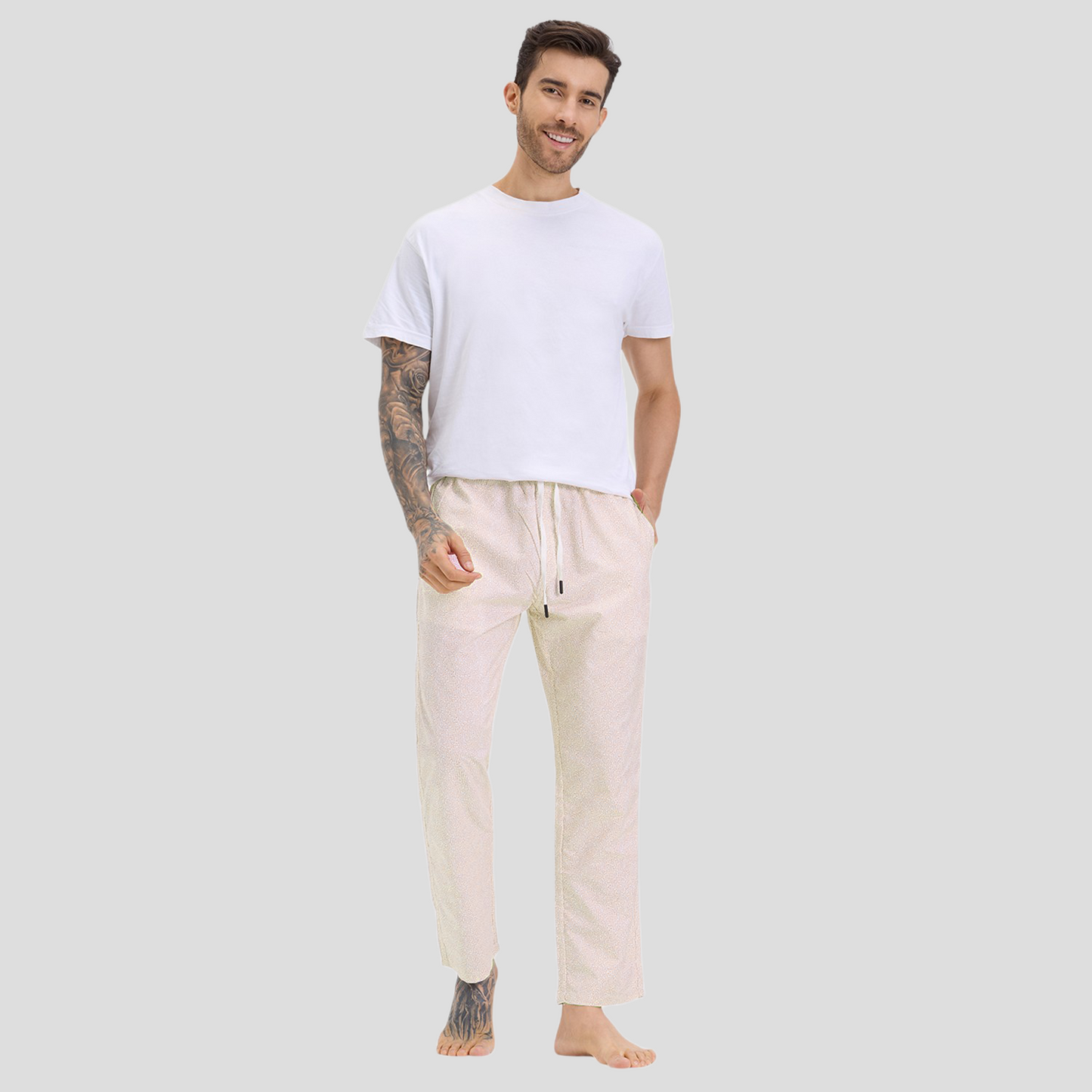 Cefalu Men Mustard Pyjamas