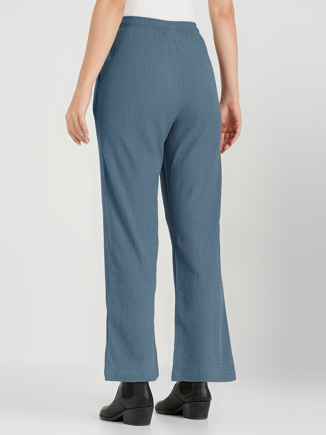 CEFALU Women’s Muscara Lycra Comfort-Fit Pyjama with Side Seam Pockets & Adjustable Waist