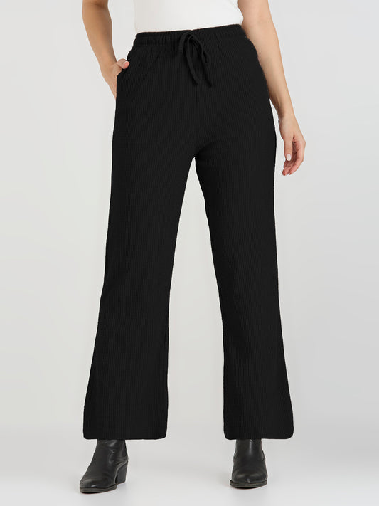 CEFALU Women’s Muscara Lycra Comfort-Fit Pyjama with Side Seam Pockets & Adjustable Waist