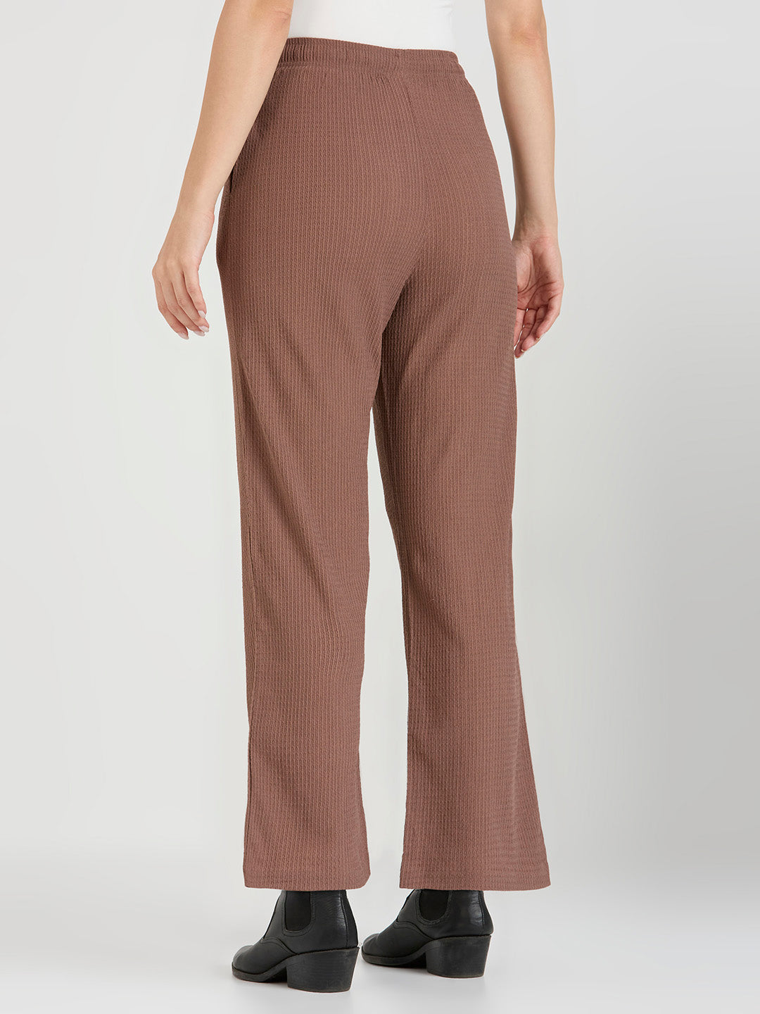 CEFALU Women’s Muscara Lycra Comfort-Fit Pyjama with Side Seam Pockets & Adjustable Waist