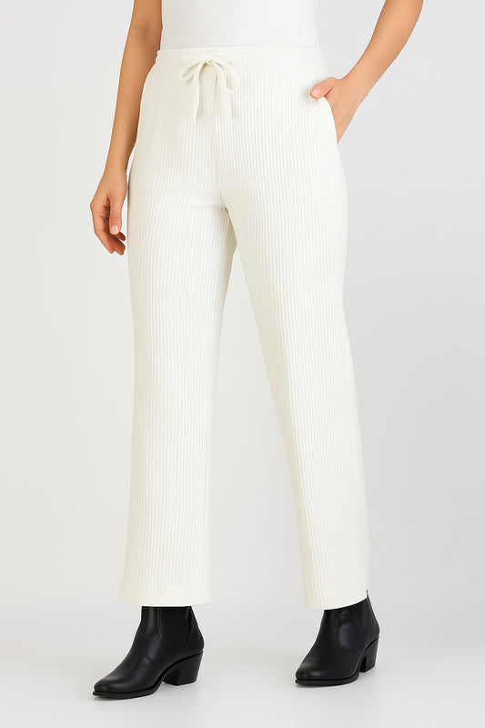 CEFALU Women’s Muscara Lycra Comfort-Fit Pyjama with Side Seam Pockets & Adjustable Waist