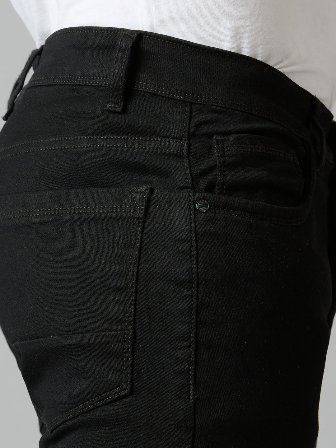 TCI Men Essential Black Slim Fit Jeans – Sharp & Comfortable Style