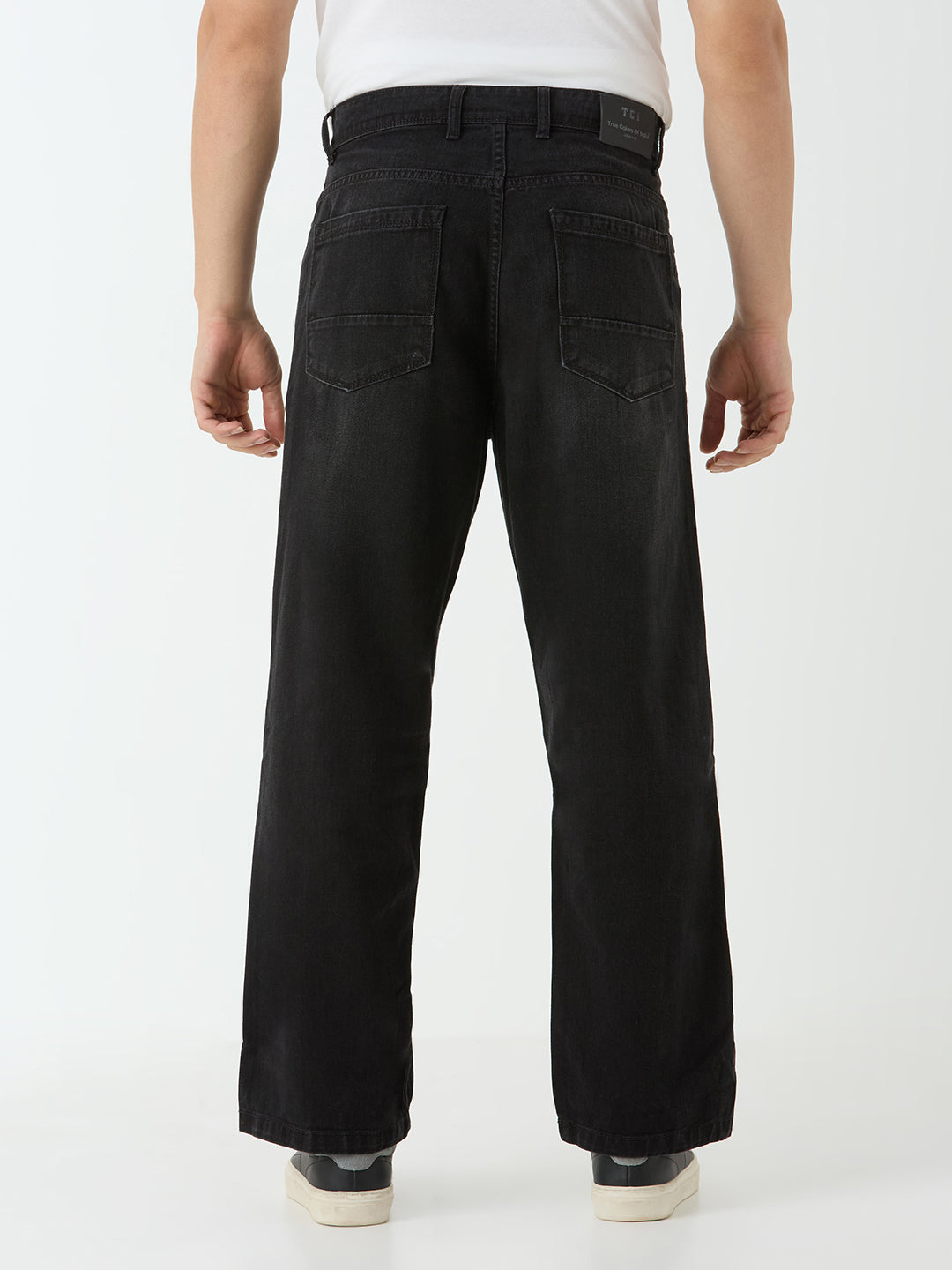 TCI Urban Black Straight Cut Jeans – Casual & Smart Wear