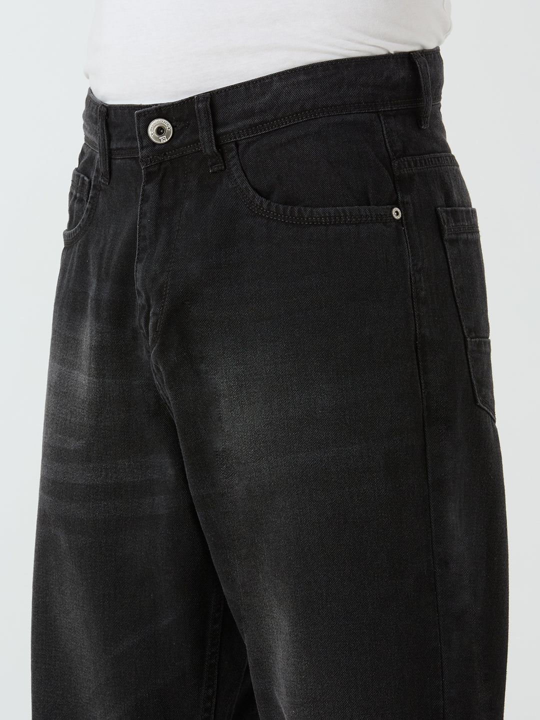 TCI Urban Black Straight Cut Jeans – Casual & Smart Wear