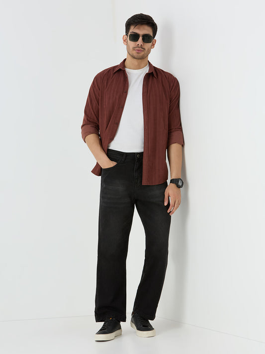 TCI Urban Black Straight Cut Jeans – Casual & Smart Wear