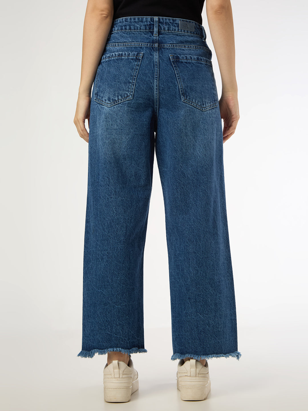 Cefalu Boyfriend Fit Jeans triple-button