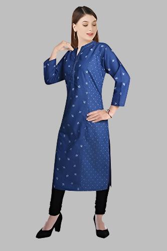 Cefalu Women Printed Cotton blend Kurtis