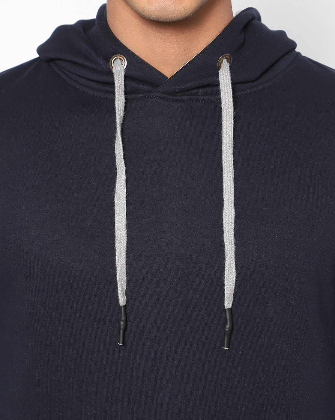 True Colors of India®️ (TCI) Men Blue Stretchable Cotton Hoodies