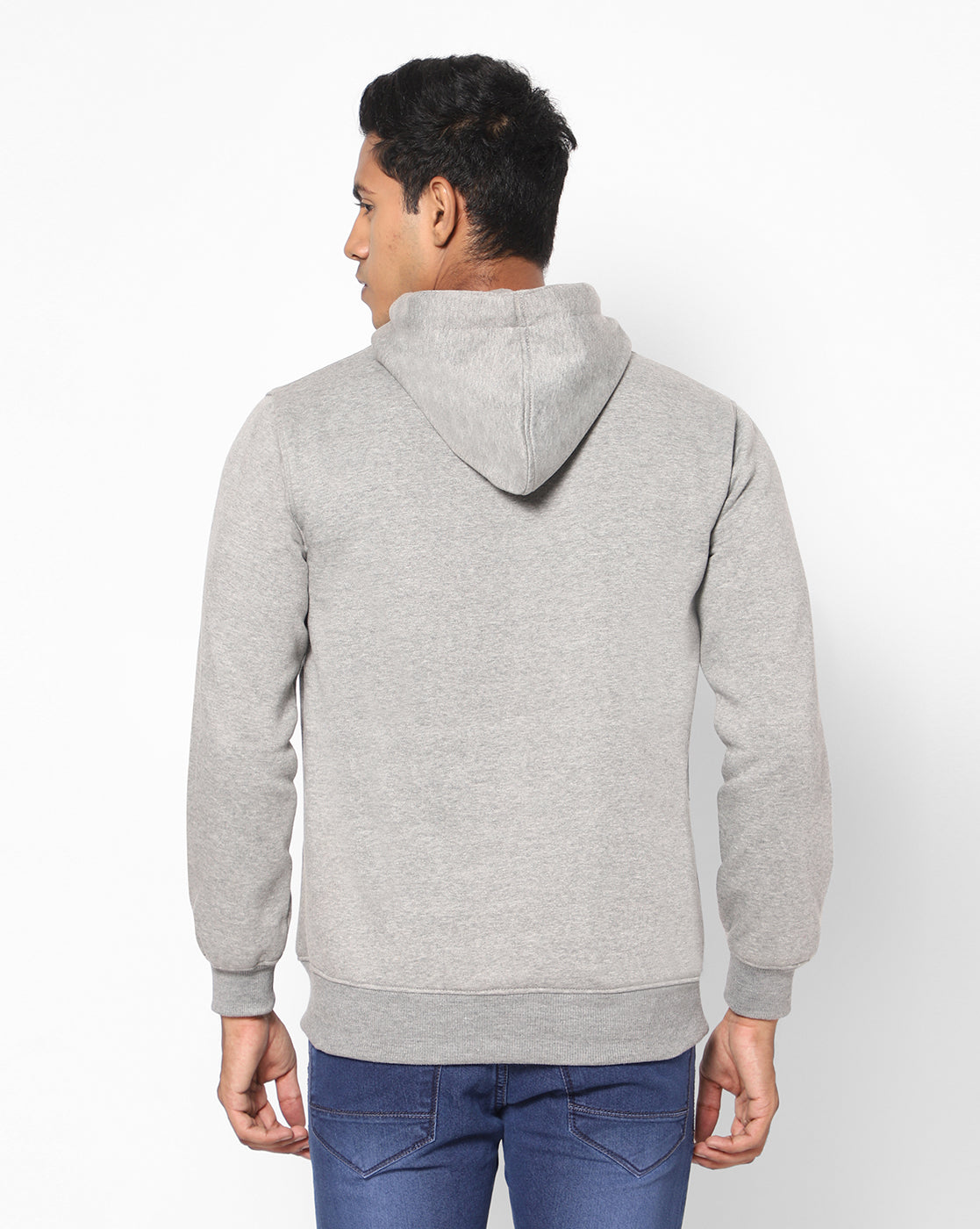 True Colors of India®️ (TCI) Men Grey Regular cotton Hoodies