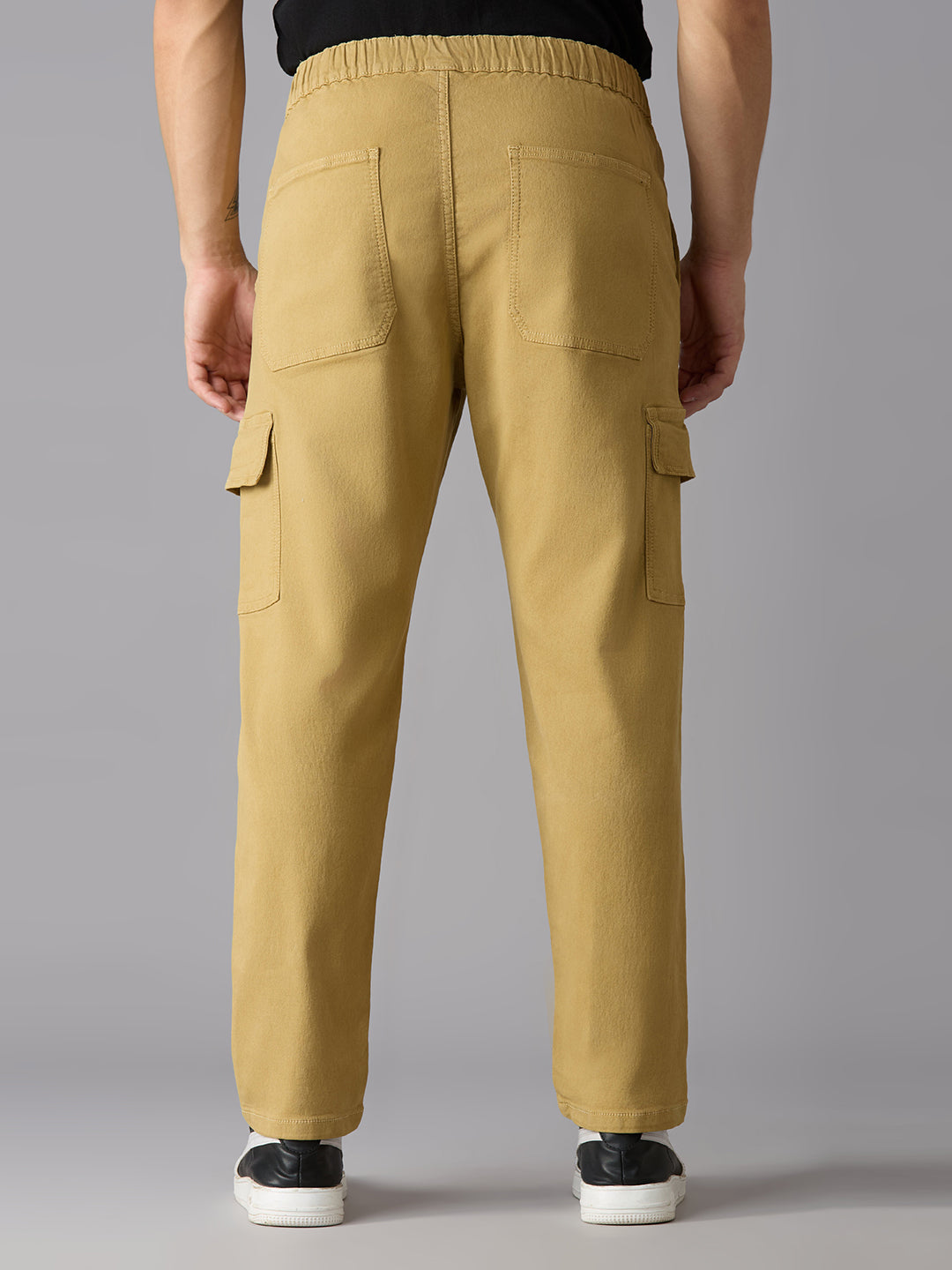 TCI Men Khaki Cargo Pants