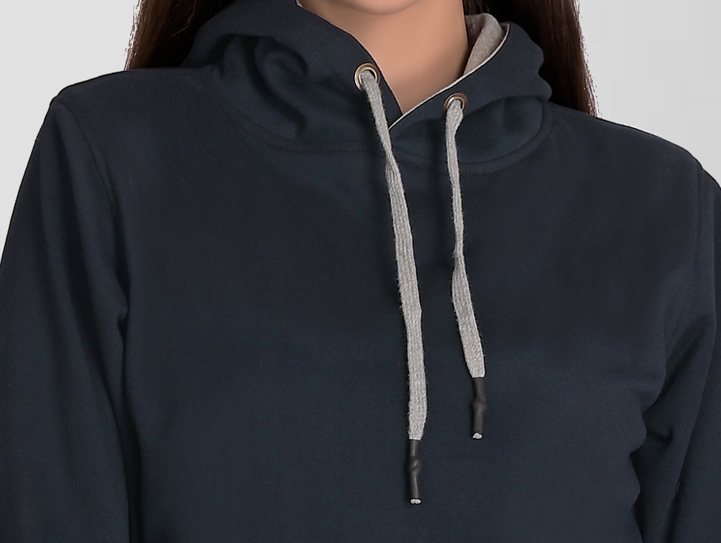 Cefalu®️ Women Navy Blue full sleeve Hoodie