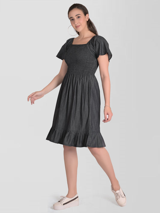 Smocked cotton Dress