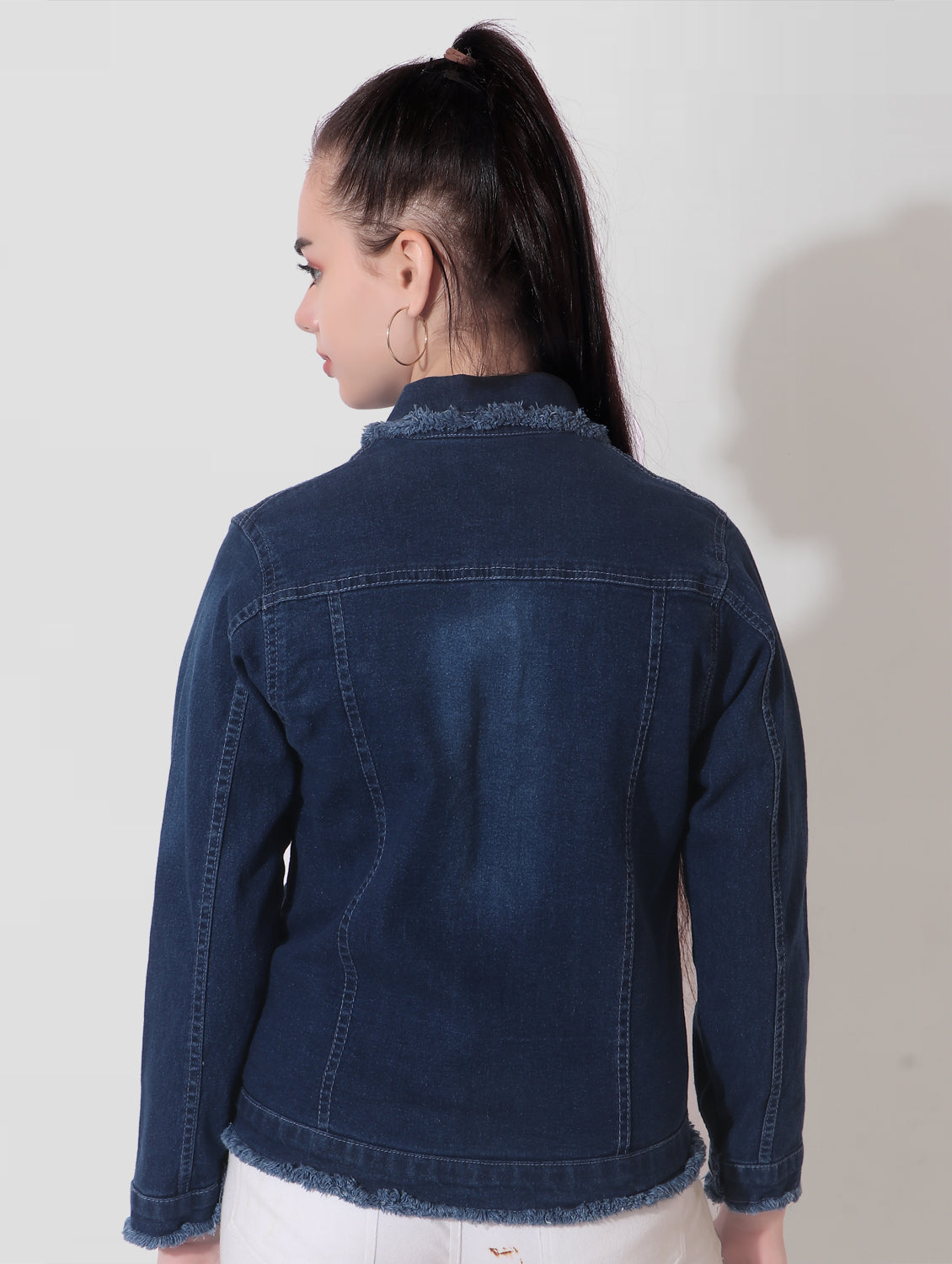 Cefalu®️ Women Denim Blue Jacket