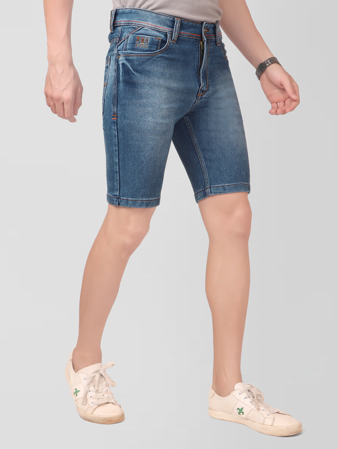 True Colors of India®️ (TCI) Men Blue Regular Shorts