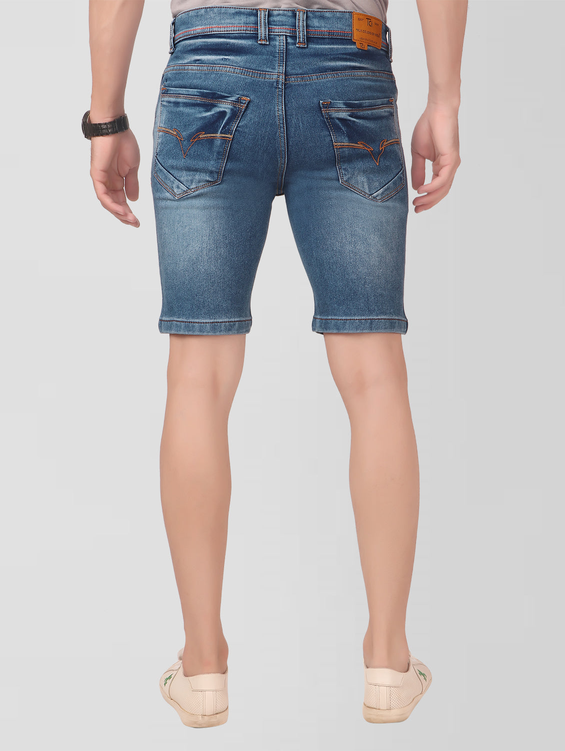 True Colors of India®️ (TCI) Men Blue Regular Shorts